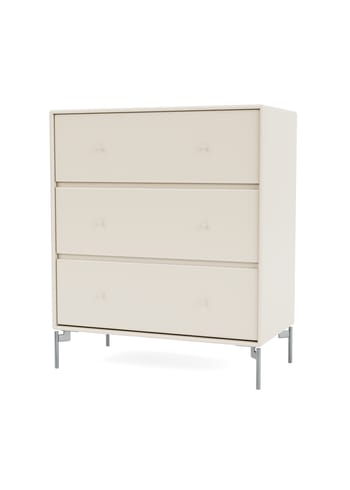 Montana - Commode - CARRY - With chrome legs - Oat