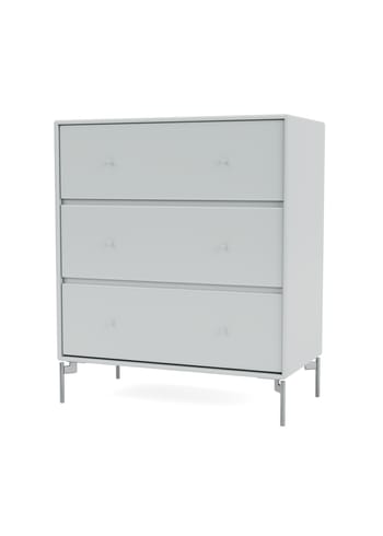 Montana - Commode - CARRY - With chrome legs - Oyster