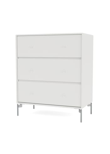 Montana - Commode - CARRY - With chrome legs - White