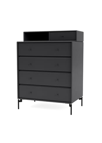 Montana - Commode - KEEP - With black legs - Anthracite