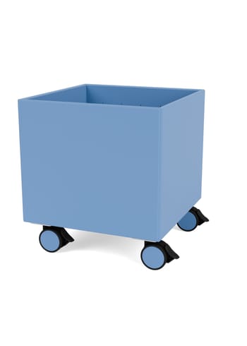 Montana - Storage boxes - Colour Box I – S6161 - With Wheels - Azure