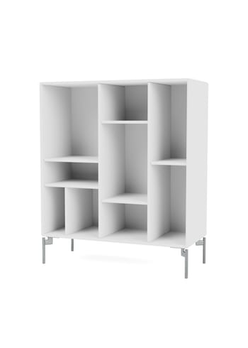 Montana - Libreria - Compile - With chrome legs - New White