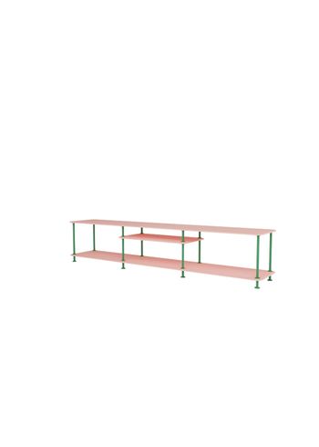 Montana - Shelving system - Montana Free 111010 - Frame: Parsley - 167 Ruby