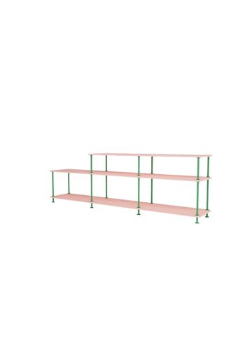 Montana - Shelving system - Montana Free 111220 - Frame: Parsley - 167 Ruby