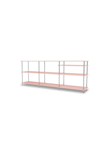 Montana - Shelving system - Montana Free 222100 - Frame: 44c-chrome - 167 Ruby