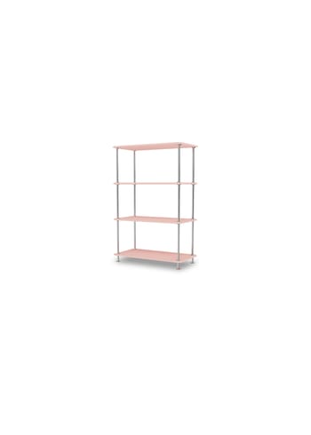 Montana - Shelving system - Montana Free 300000 - Frame: 44c chrome - 167 Ruby