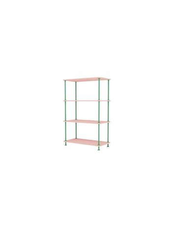 Montana - Shelving system - Montana Free 300000 - Frame: Parsley - 167 Ruby