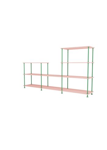 Montana - Sistema di scaffalature - Montana Free 312000 - Frame: Parsley - 167 Ruby