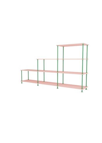 Montana - Shelving system - Montana Free 321000 - Frame: Parsley - 167 Ruby