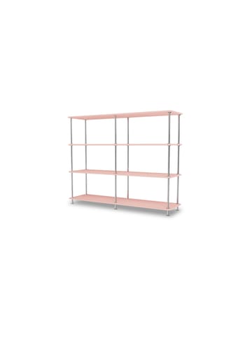 Montana - Shelving system - Montana Free 330000 - Frame: 44c-chrome - 167 Ruby