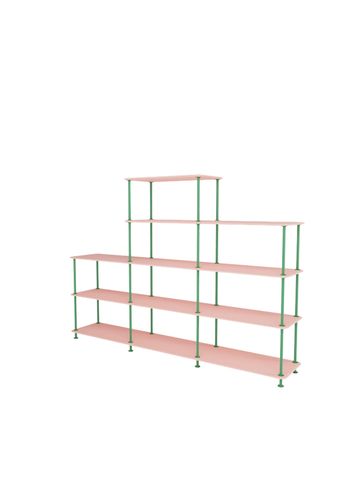 Montana - Shelving system - Montana Free 342000 - Frame: Parsley - 167 Ruby