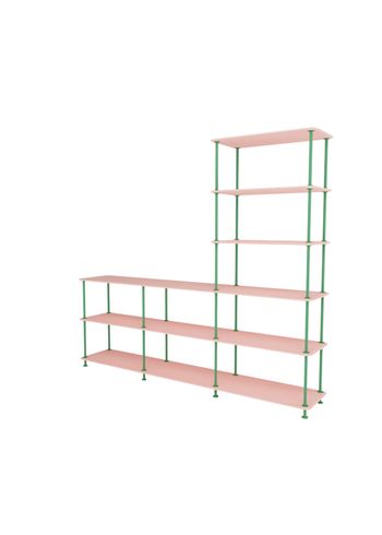 Montana - Shelving system - Montana Free 522000 - Frame: Parsley - 167 Ruby