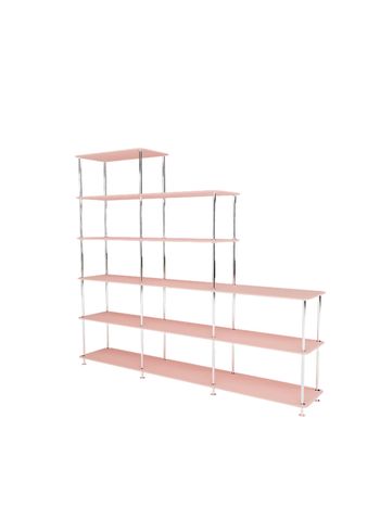 Montana - Shelving system - Montana Free 542000 - Frame: 44C Chrome - 167 Ruby