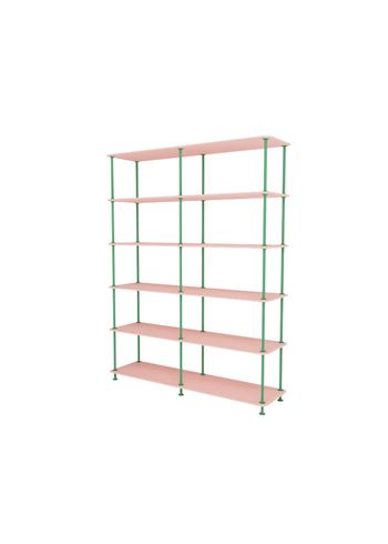 Montana - Shelving system - Montana Free 550000 - Frame: Parsley - 167 Ruby