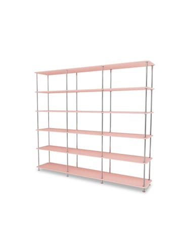 Montana - Shelving system - Montana Free 555000 - Frame: 44c-chrome - 167 Ruby