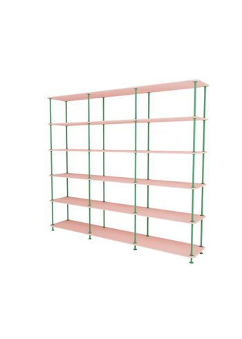 Montana - Shelving system - Montana Free 555000 - Frame: Parsley - 167 Ruby