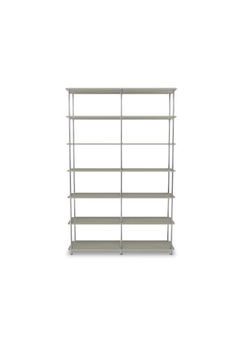 Montana - Sistema di scaffalature - Montana Free 660000 - Frame: 44c-chrome - 225-Fennelstructure