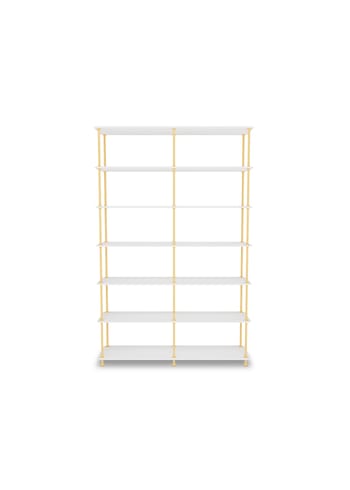 Montana - Sistema di scaffalature - Montana Free 660000 - Frame: Acacia - 214-NewWhitestructure