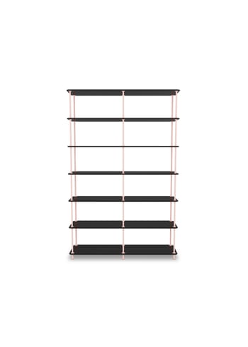 Montana - Shelving system - Montana Free 660000 - Frame: Ruby - 207-Blackstructure