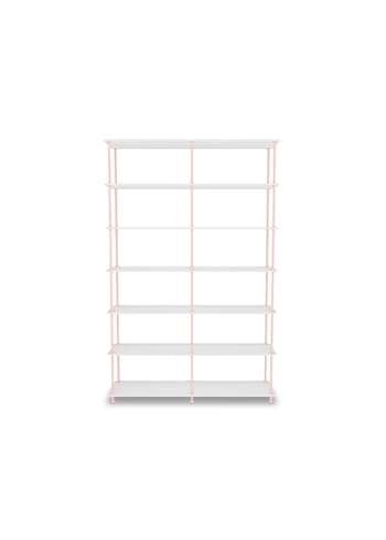 Montana - Shelving system - Montana Free 660000 - Frame: Ruby - 214-NewWhitestructure