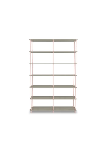 Montana - Shelving system - Montana Free 660000 - Frame: Ruby - 225-Fennelstructure