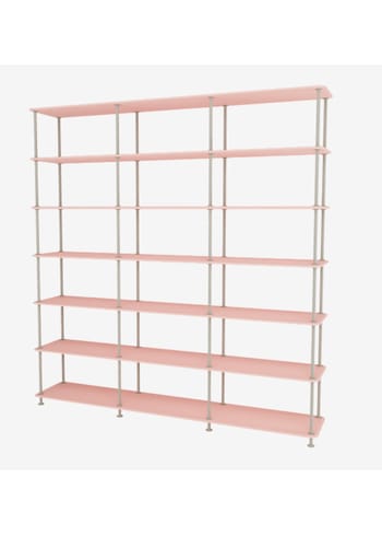 Montana - Shelving system - Montana Free 666000 - Frame: Fennel - 167-Ruby