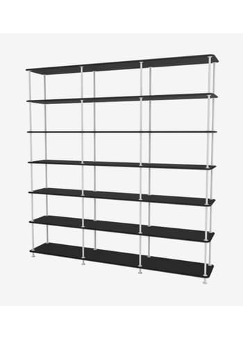 Montana - Shelving system - Montana Free 666000 - Frame: Fjord - 207-Blackstructure