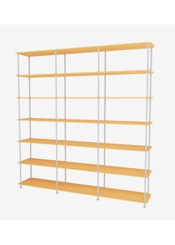 Montana - Shelving system - Montana Free 666000 - Frame: Fjord - 233-AcaciaStructure