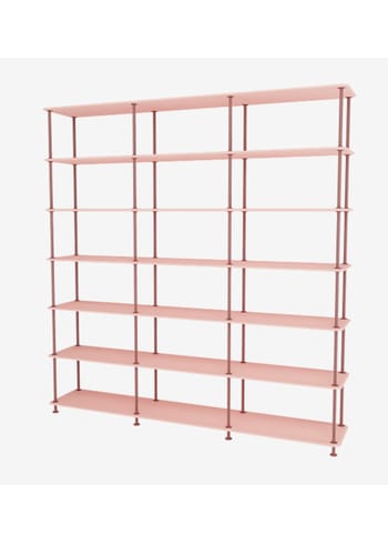 Montana - Shelving system - Montana Free 666000 - Frame: Masala - 167-Ruby