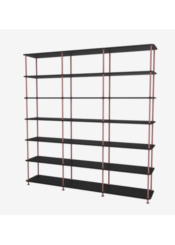 Montana - Shelving system - Montana Free 666000 - Frame: Masala - 207-Blackstructure