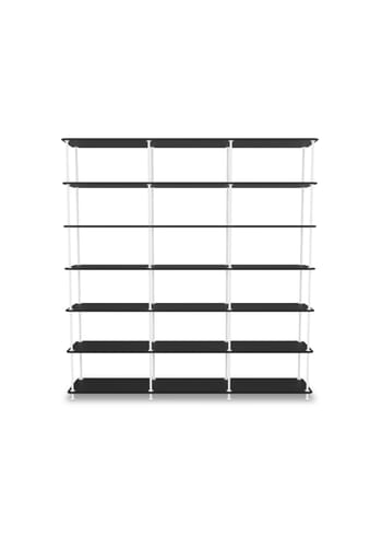 Montana - Shelving system - Montana Free 666000 - Frame: Newwhite - 207-Blackstructure