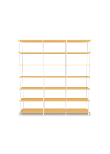 Montana - Shelving system - Montana Free 666000 - Frame: Newwhite - 233-AcaciaStructure