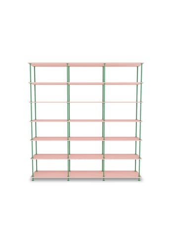 Montana - Shelving system - Montana Free 666000 - Frame: Parsley - 167-Ruby