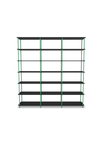 Montana - Shelving system - Montana Free 666000 - Frame: Parsley - 207-Blackstructure