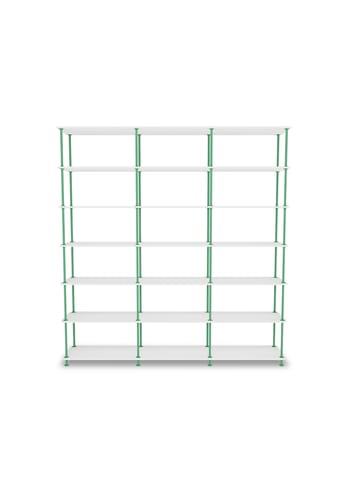 Montana - Sistema di scaffalature - Montana Free 666000 - Frame: Parsley - 214-NewWhitestructure