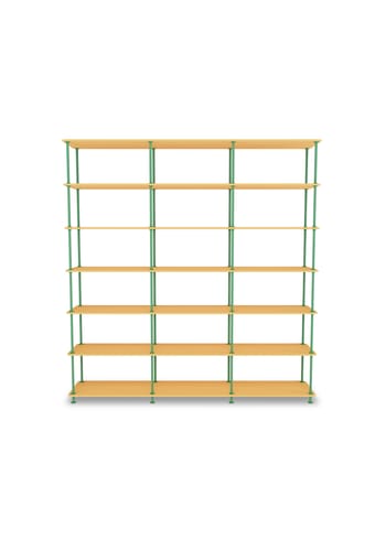 Montana - Shelving system - Montana Free 666000 - Frame: Parsley - 233-AcaciaStructure