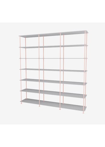 Montana - Shelving system - Montana Free 666000 - Frame: Ruby - 209-Fjordstructure