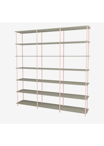 Montana - Shelving system - Montana Free 666000 - Frame: Ruby - 225-Fennelstructure