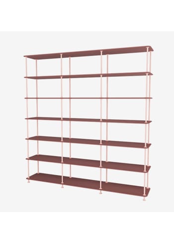 Montana - Shelving system - Montana Free 666000 - Frame: Ruby - 231-MasalaStructure