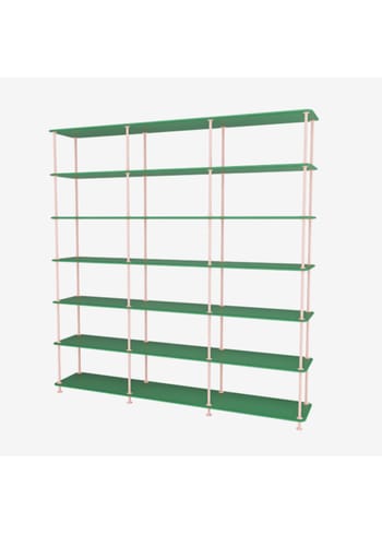 Montana - Shelving system - Montana Free 666000 - Frame: Ruby - 232-ParsleyStructure