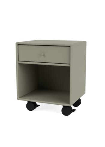 Montana - Bedside table - DREAM - With wheels - Fennel