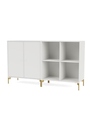 Montana - Credenza - PAIR - With brass legs - White