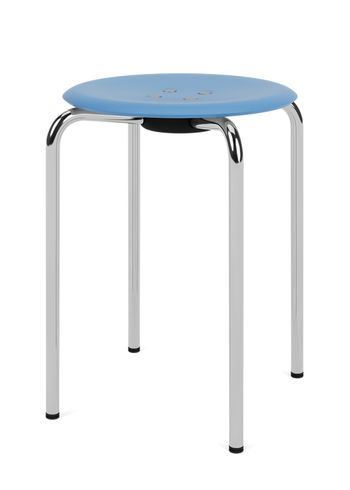 Montana - Stool - KEVI 2051 Stool - Azure / Chrome