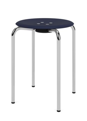 Montana - Kruk - KEVI 2051 Stool - Shadow / Chrome