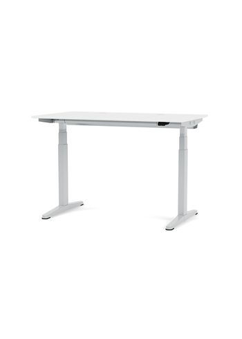 Montana - Työpöytä - HlO3H120 Work Desk - Snow / Aluminium