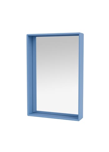 Montana - Mirror - SHELFIE - wall mounted - Azure