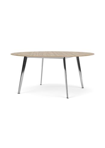 Montana - Mesa de comedor - JW Table JW160 - Solid Oak / Polished Aluminium