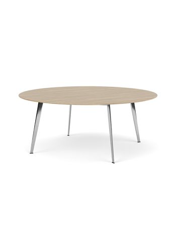 Montana - Dining Table - JW Table JW180 - Solid Oak / Polished Aluminium