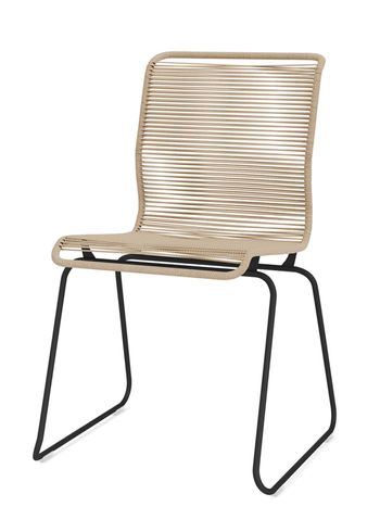 Montana - Dining chair - Panton One Dining Chair / Black - Nature Paper