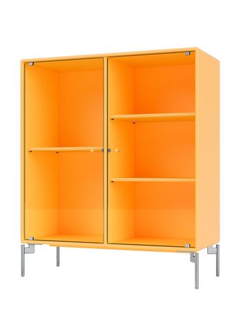 Montana - Display cabinet - Ripple II - With Chrome Legs - Acacia